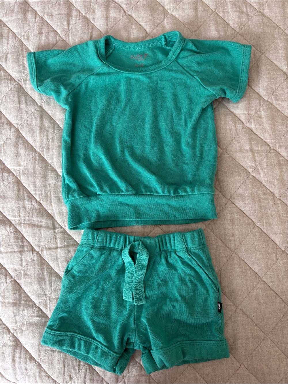 Kyte BABY Teal Short Set